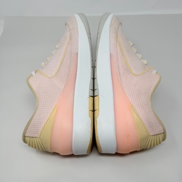 Nike Air Jordan Retro 2 Pink and Gold Sneakers - Picture 9 of 16